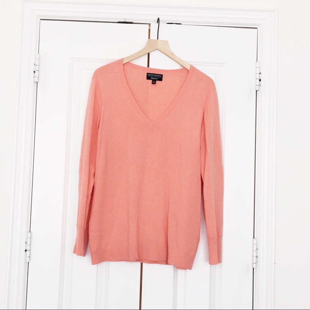 Banana Republic Coral Spring Sweater!